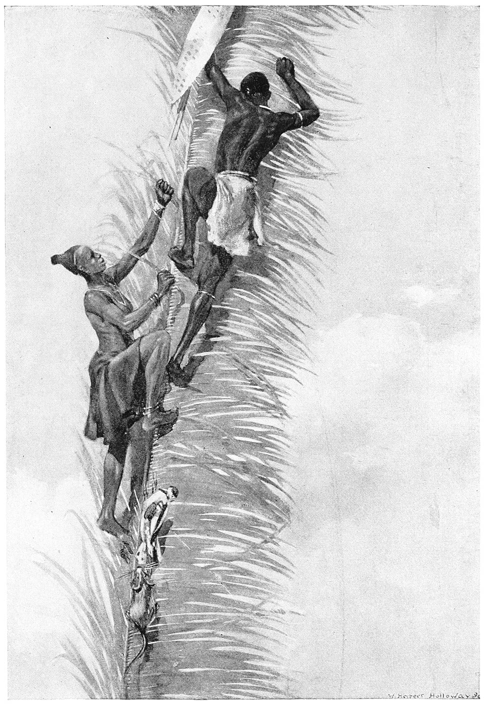 Mouse magician at the foot of the feather ladder, Holloway 1908