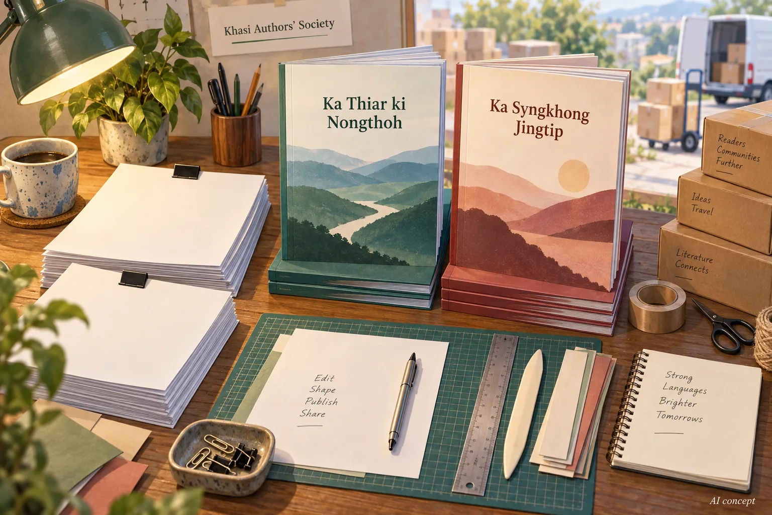 Khasi literary-publishing concept.