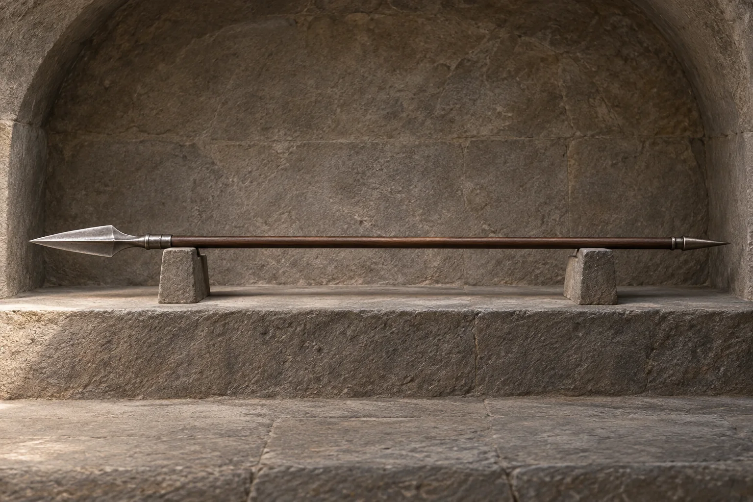 Imagined complete symbolic lance on supports