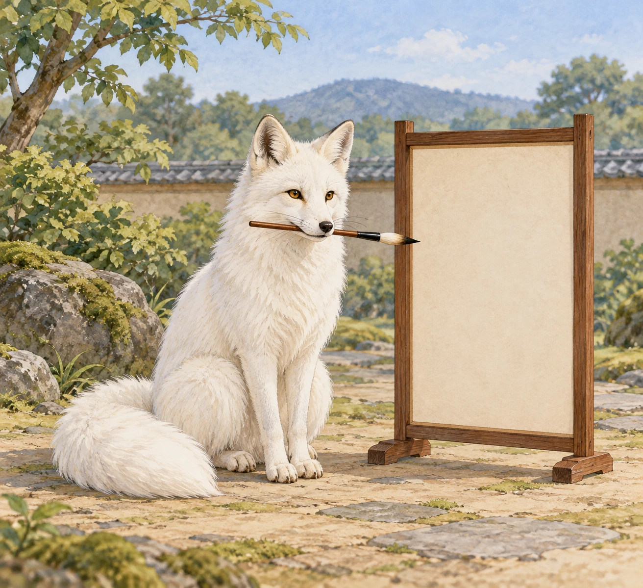 Kuzunoha, the fox mother in Joly’s account