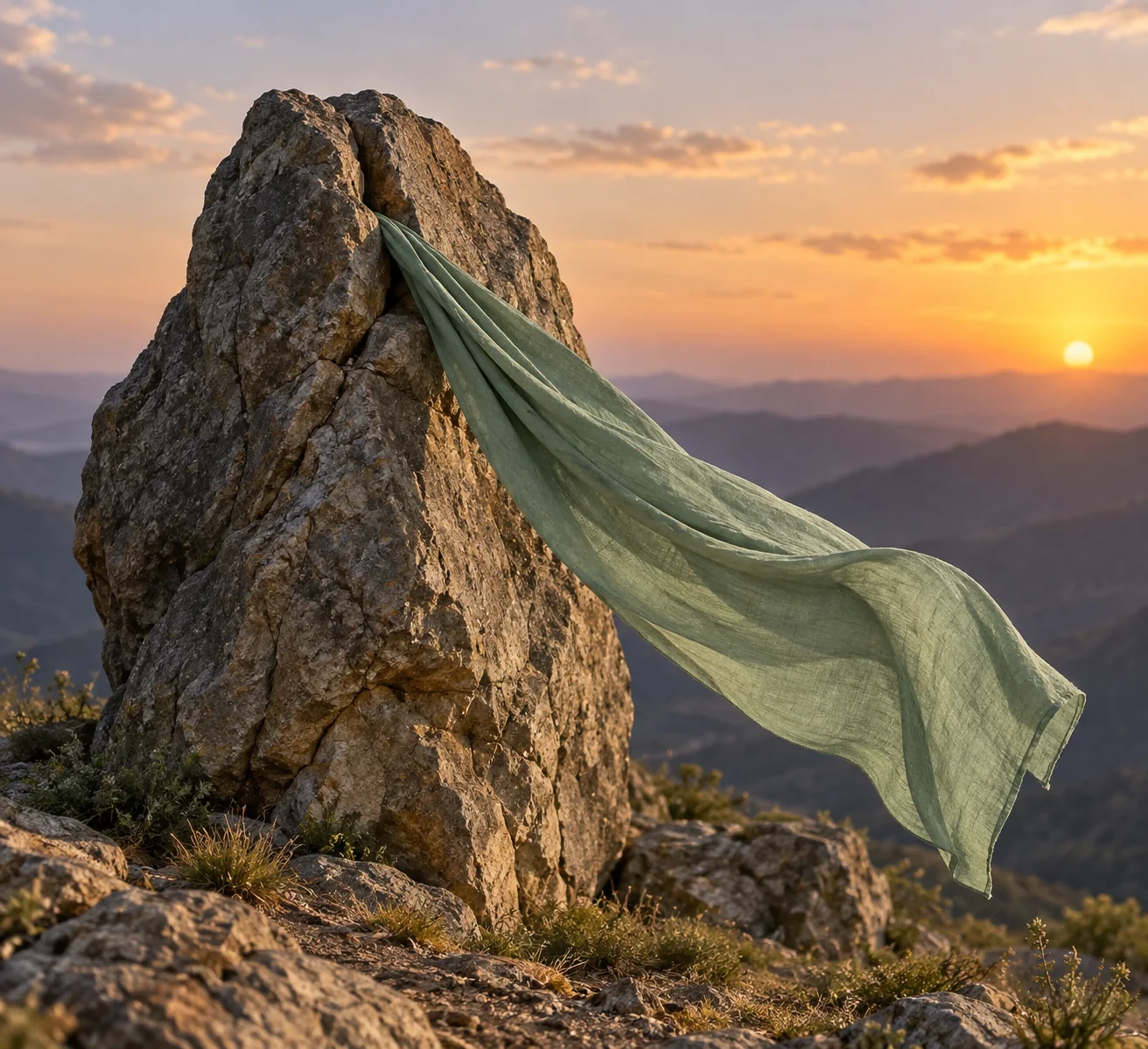 Caught cloth