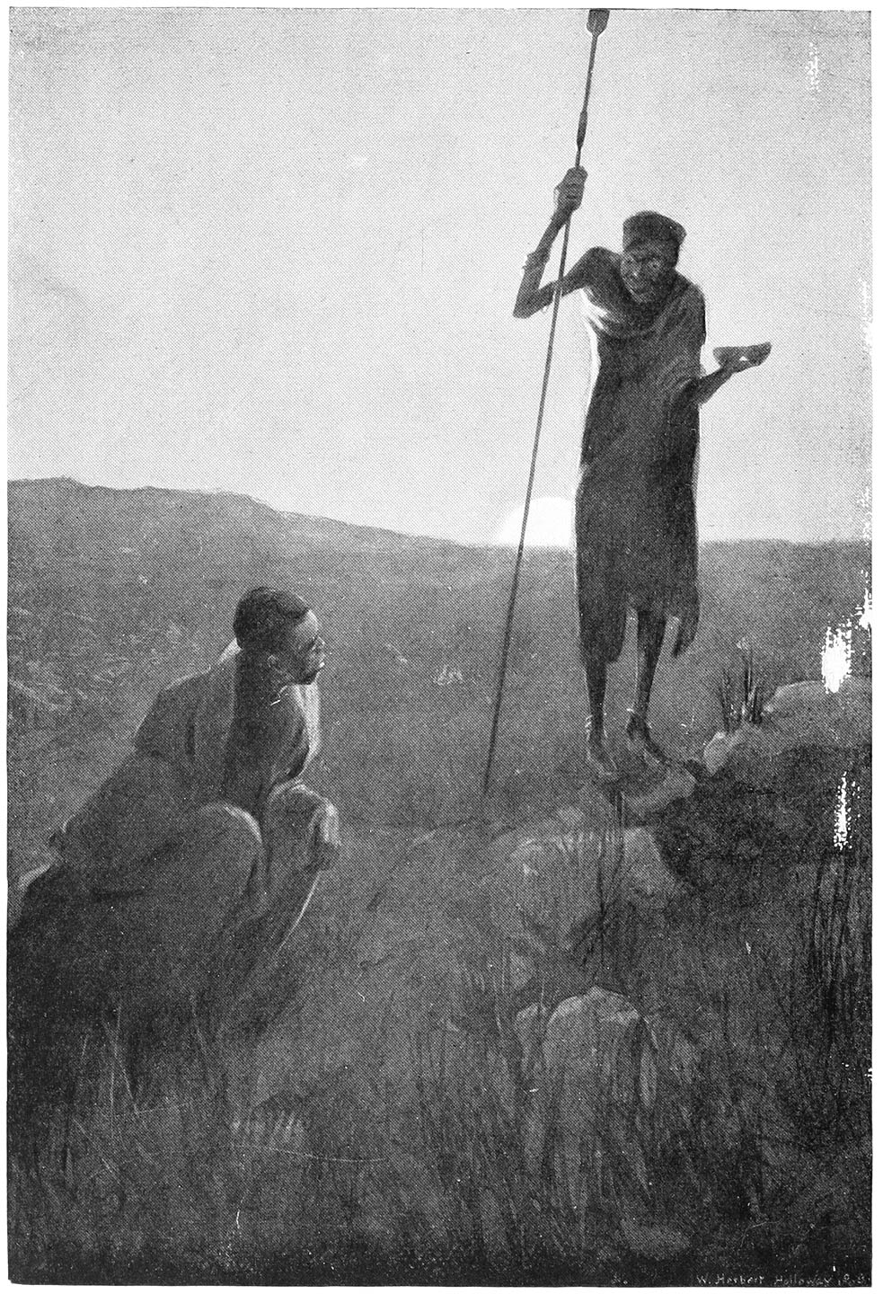 The old two-toed envoy brings the great spear to Sobuso, Holloway 1908