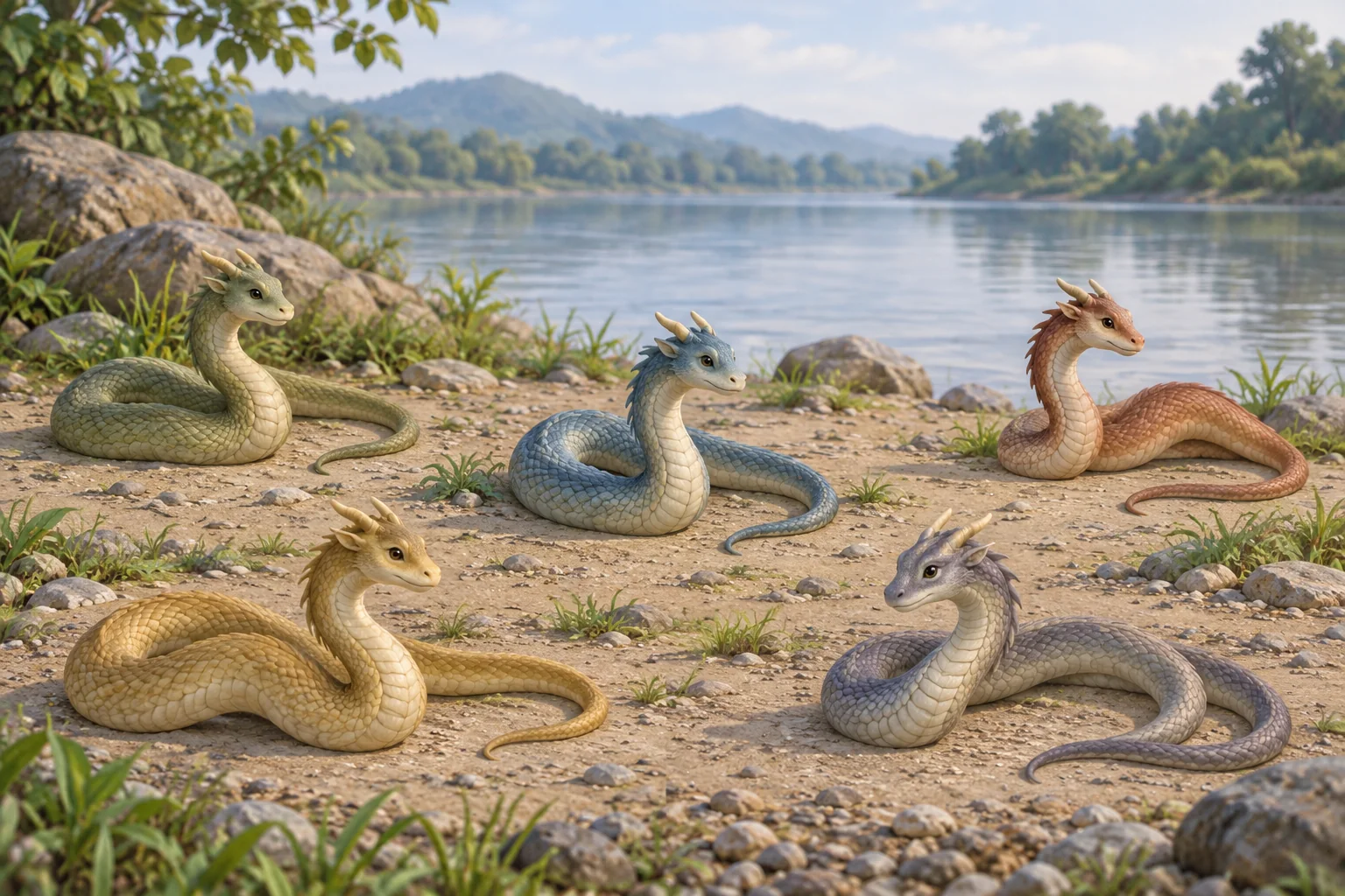 Five dragons