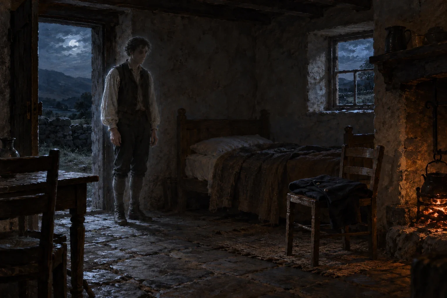 The Reported Apparition of Frank M’Kenna — AI-generated interpretation