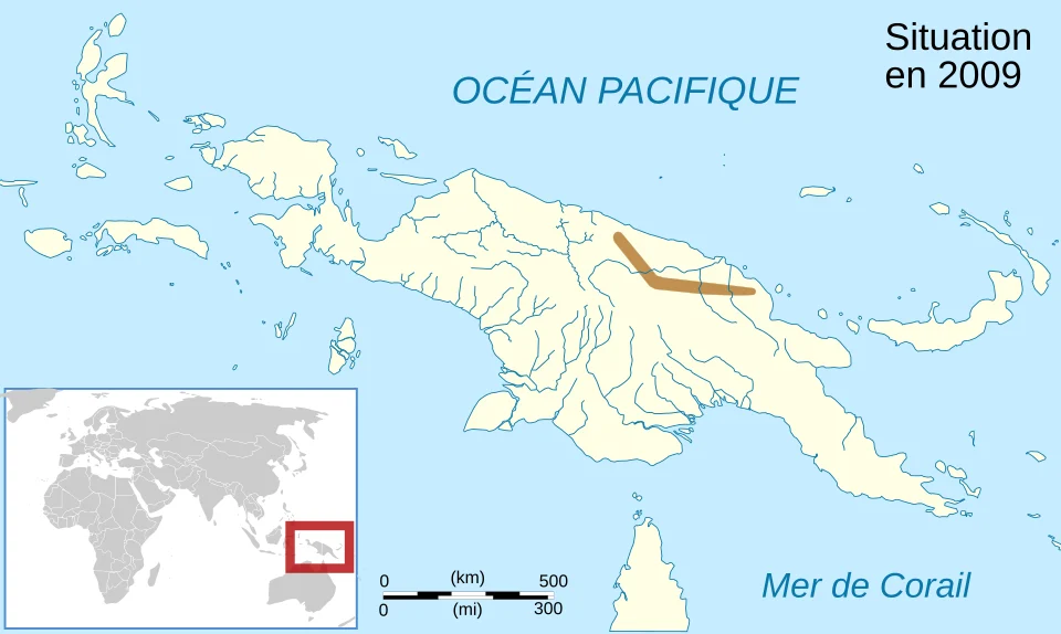 Aire de répartition de l'espèce d'amphibien fr:Albericus brunhildae