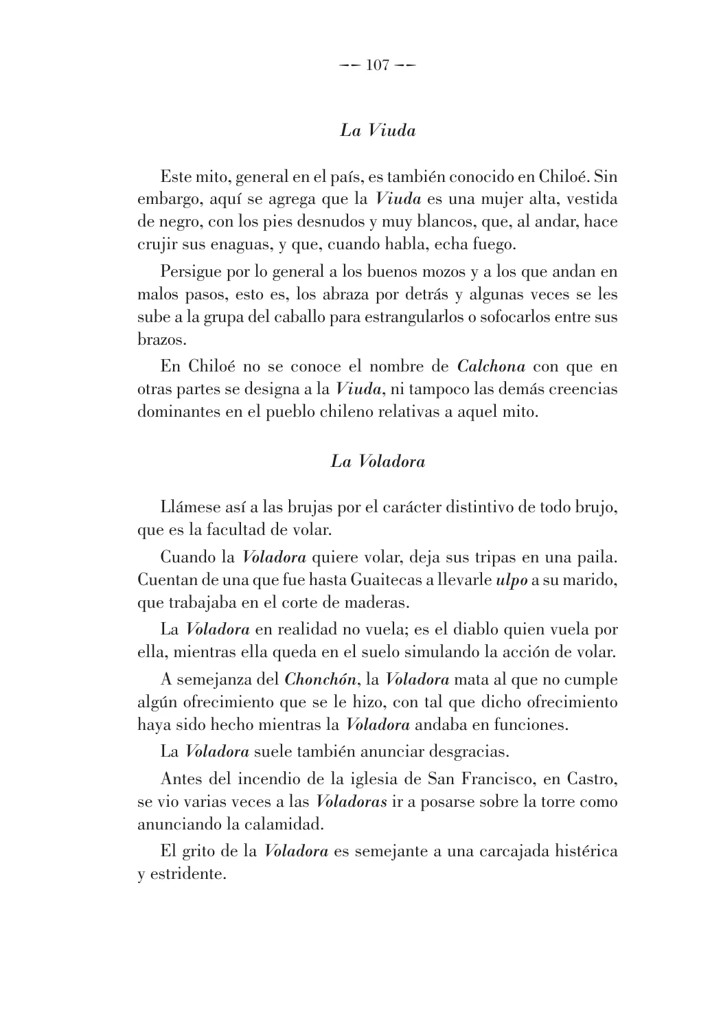 viuda-of-chiloe, named printed passage in Cavada museum edition, page107; documentary source-page facsimile