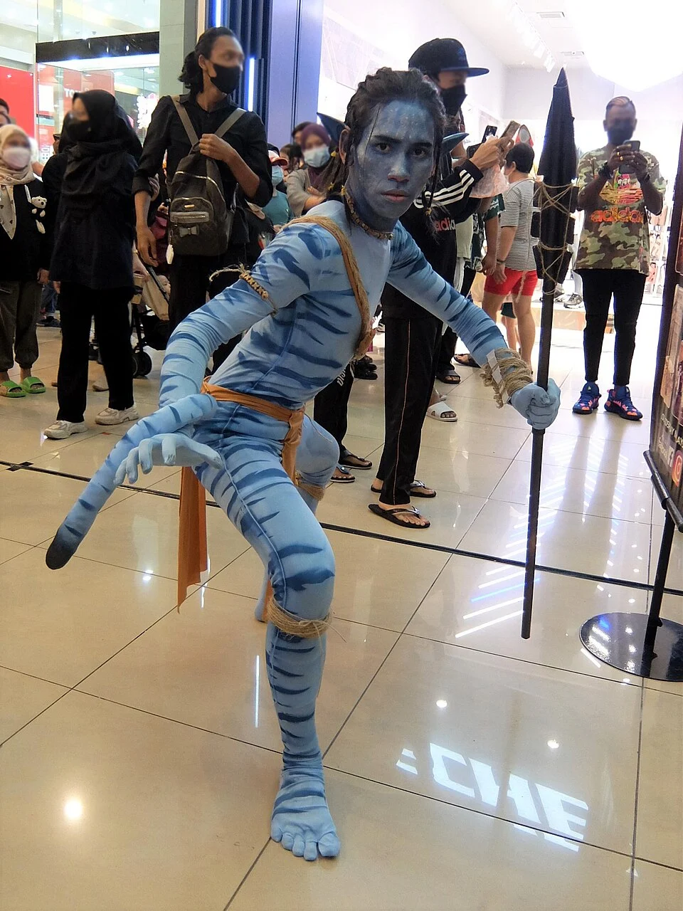 Na’vi cosplay at Cosplay Expo2022 in Malaysia