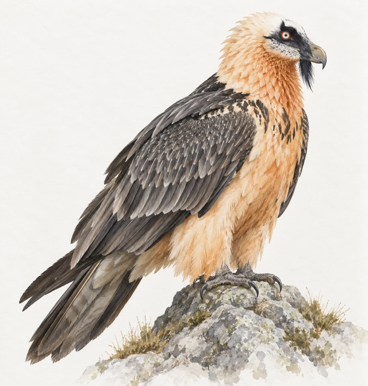 Bearded vulture - AI-generated scientific interpretation.