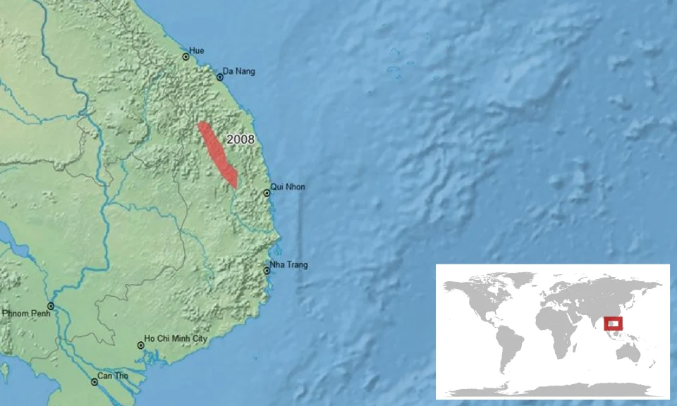 geographic distribution of Leptolalax tuberosus