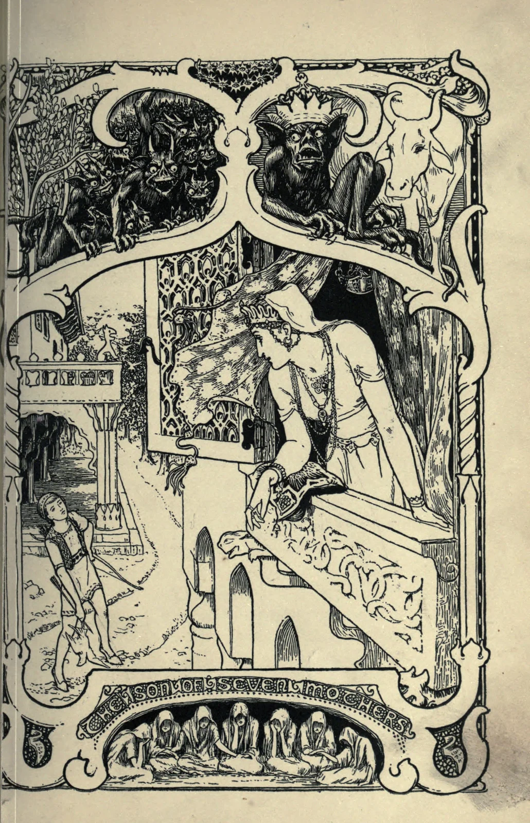 Batten: the Jogi’s white cow in The Son of Seven Queens