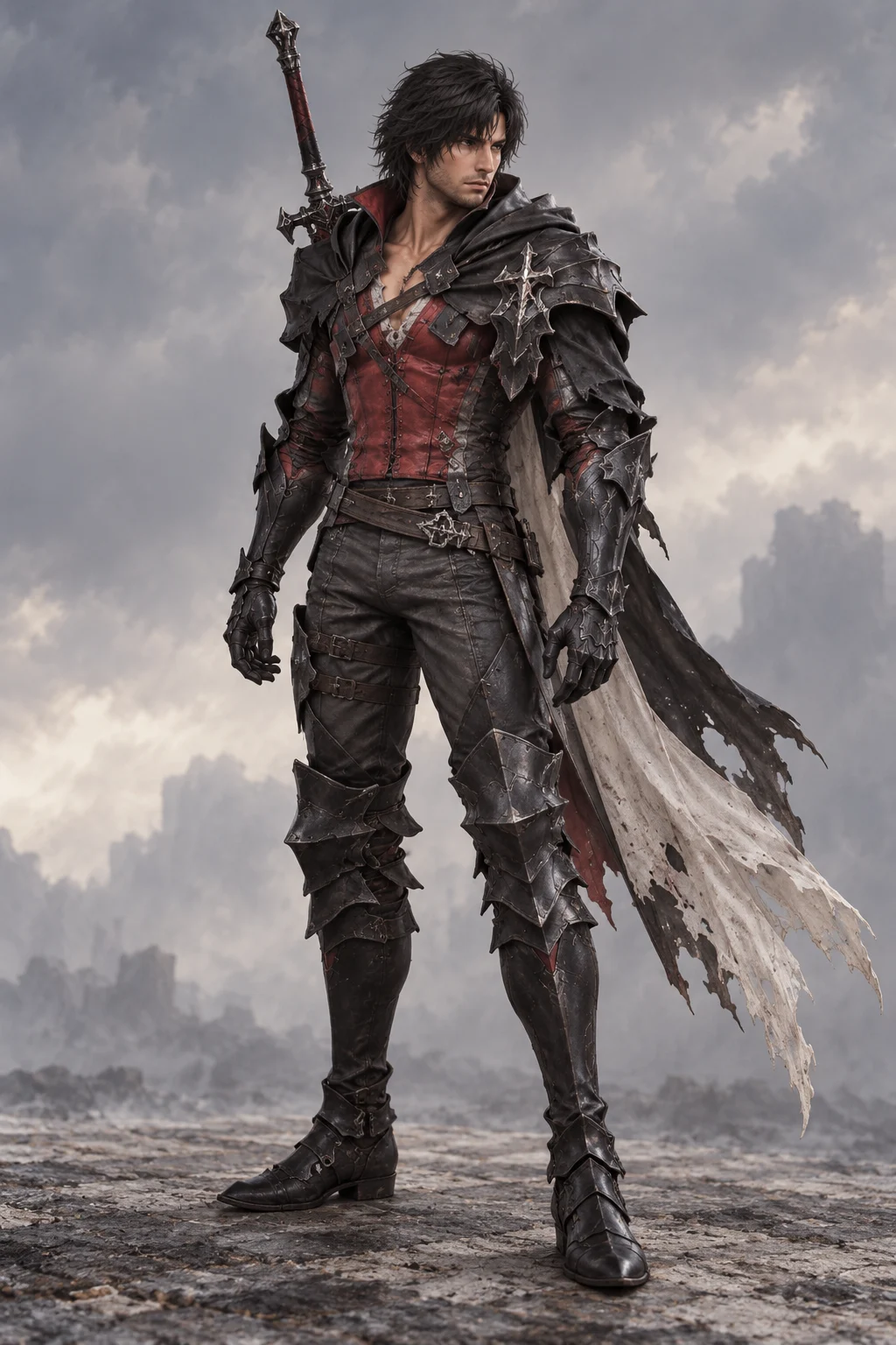 Clive in armour.