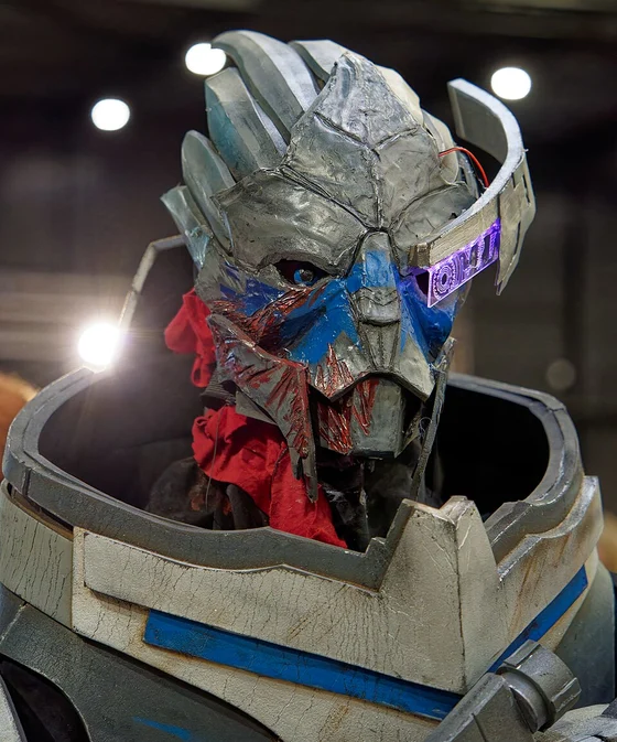 Turian character Garrus Vakarian cosplay at Comiccon Holland 2023