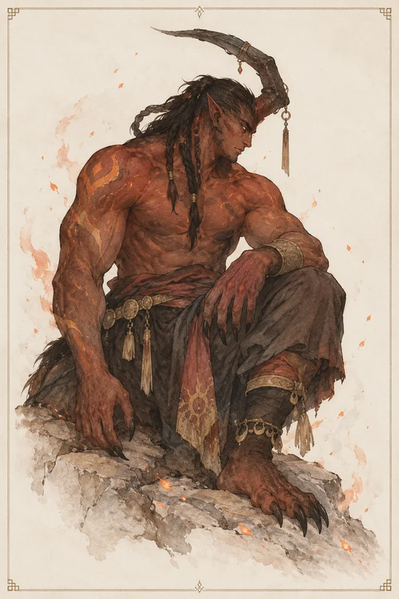 Ifrit (Final Fantasy) - original unofficial interpretation.