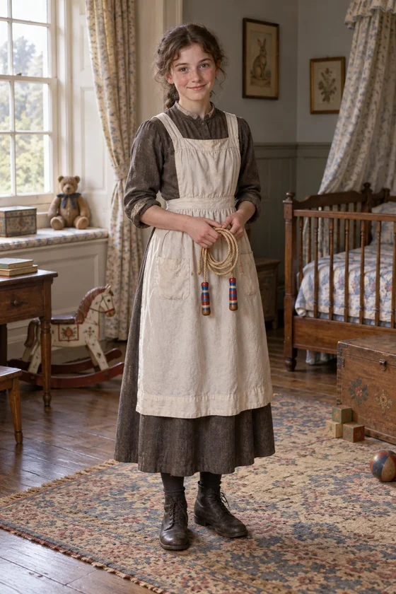 Imagined Martha Sowerby in a quiet original-novel portrait.
