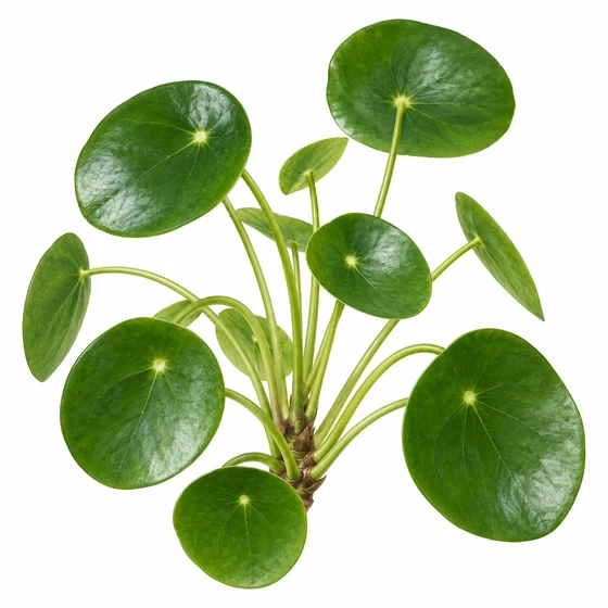 AI interpretation of Pilea peperomioides.