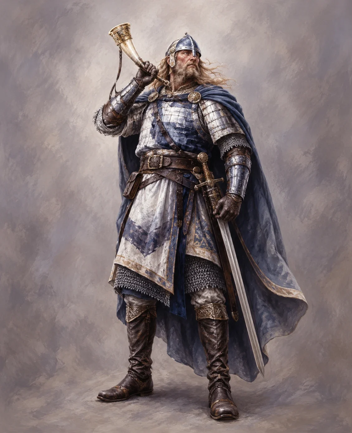 Interpretive portrait of Angbor.