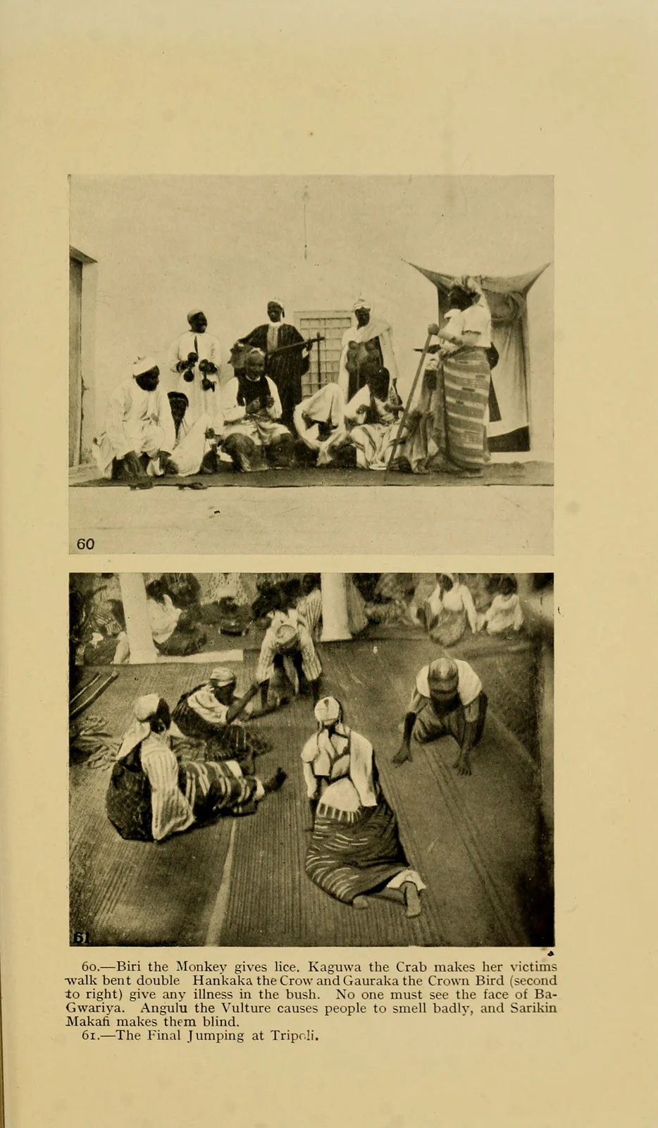 Gauraka represented by the second participant from the right in photograph60, 1914