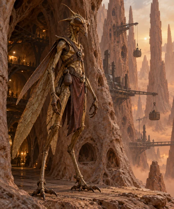 Modern illustration of Geonosian