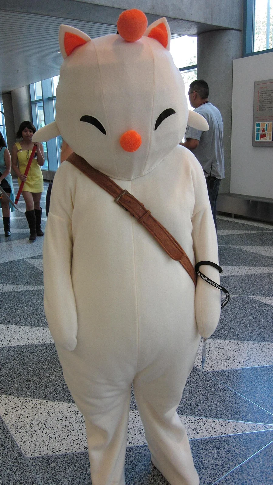 Moogle cosplayer at FanimeCon 2010