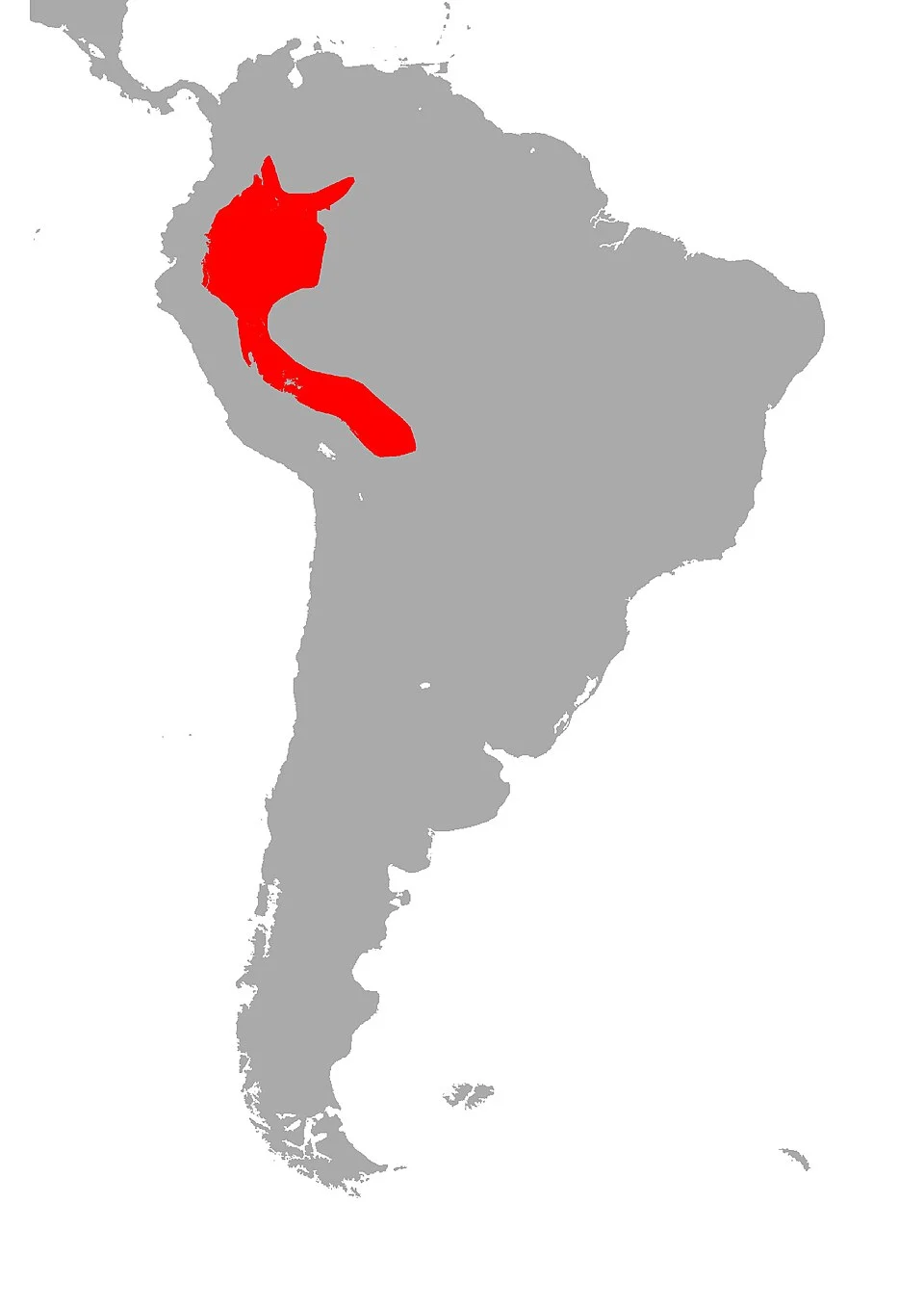 Micrurus obscurus Map