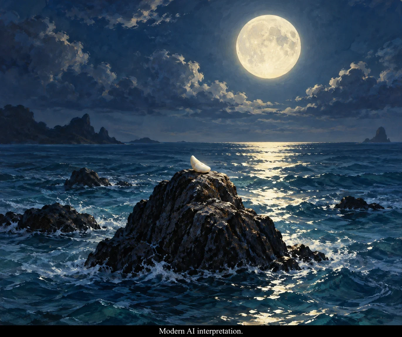 AI interpretation of the moon-tooth opening motif.