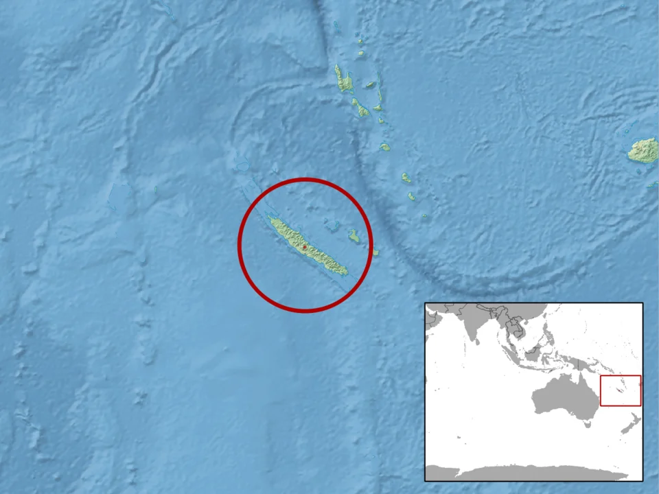 geographic distribution of Geoscincus haraldmeieri