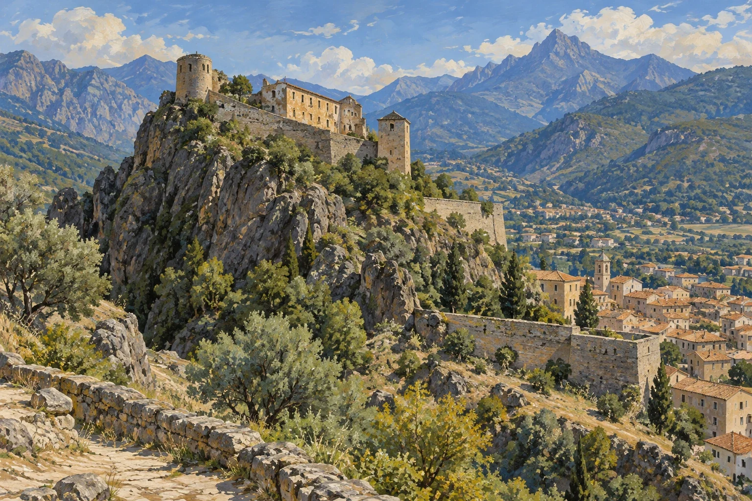 Corsican cultural communities - AI-generated contextual illustration.