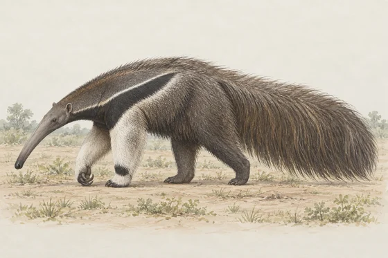 Giant anteater - AI-generated scientific interpretation.