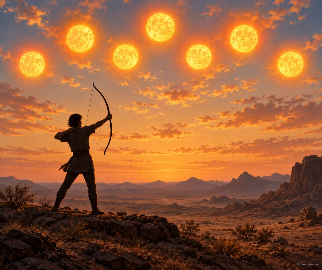 Archer beneath seven suns