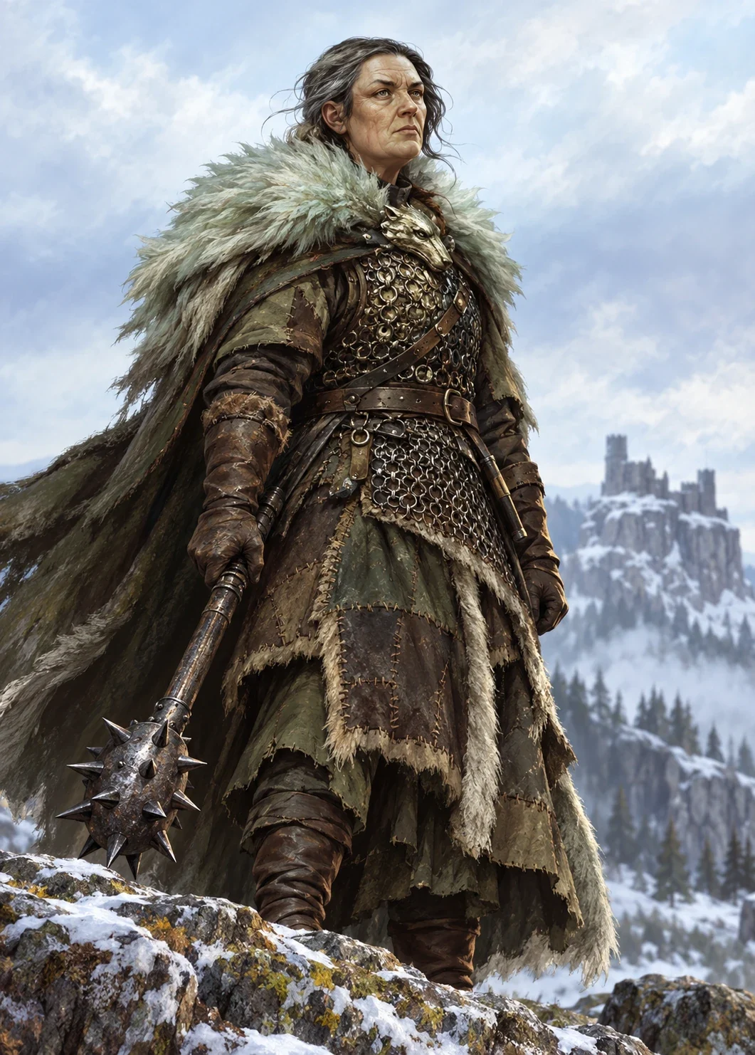 Maege Mormont portrait.
