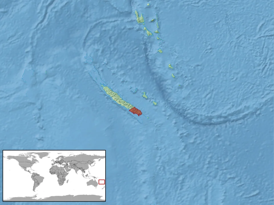 geographic distribution of Tropidoscincus variabilis