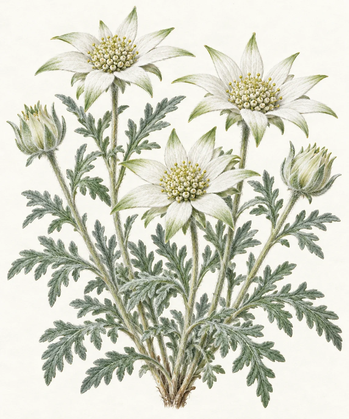 Flannel flower study