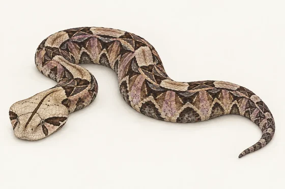 Gaboon viper - AI-generated scientific interpretation.