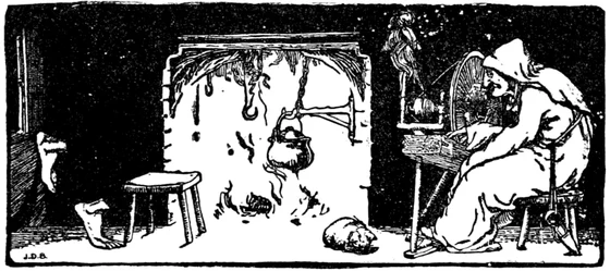 Strange Visitor assembles beside the fireside, Batten