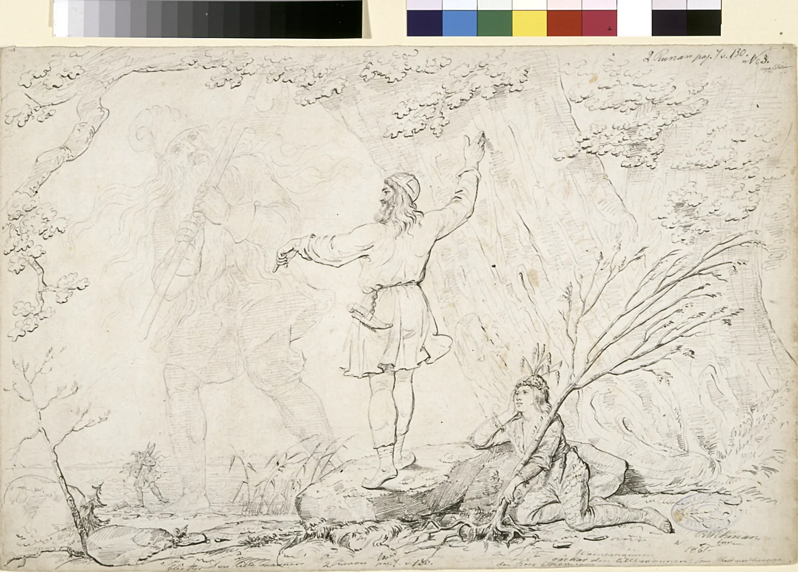 Sea oak-feller and Väinämöinen, Robert Wilhelm Ekman’s Man from the Sea (1859–1860)
