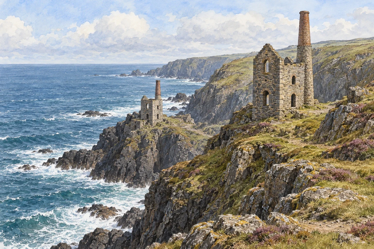 Cornish cultural communities - AI-generated contextual illustration.