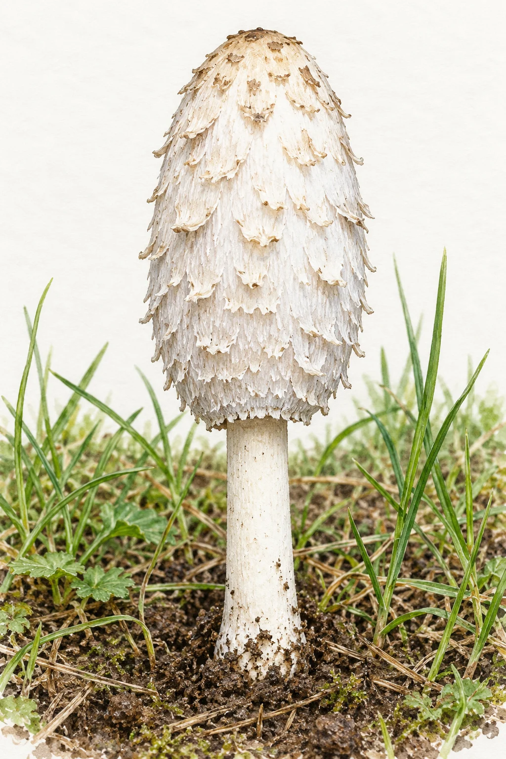 Shaggy inkcap study