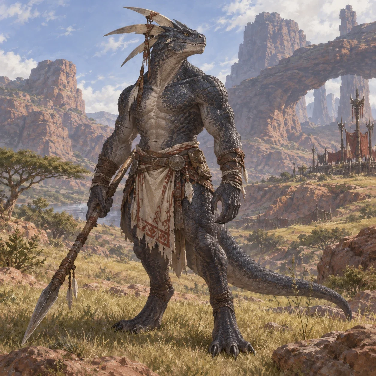Amalj'aa (Final Fantasy) - AI-generated unofficial interpretation.