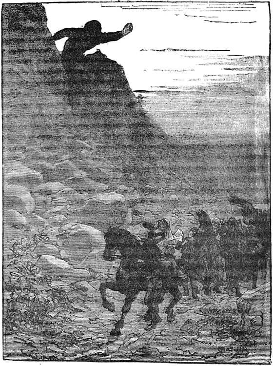Heartless Giant petrifies the royal riders, Otto Sinding