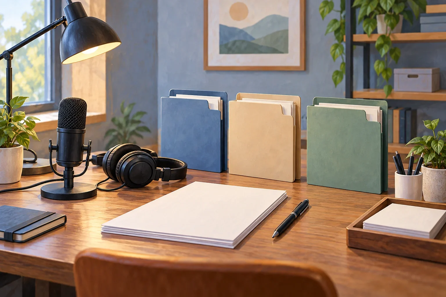 Imagined vocabulary and audio documentation with separate archive folders.