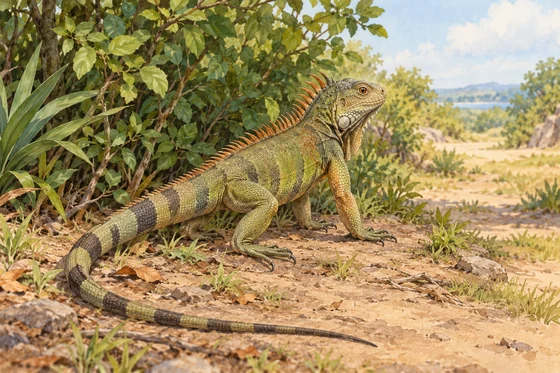 Complete The Iguana Who Envied the Dog.