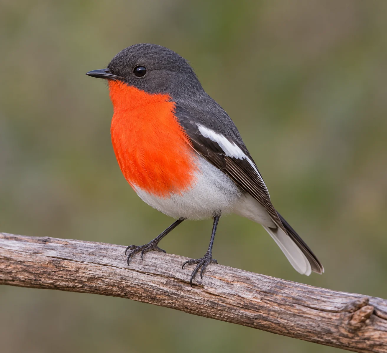 Complete flame robin.
