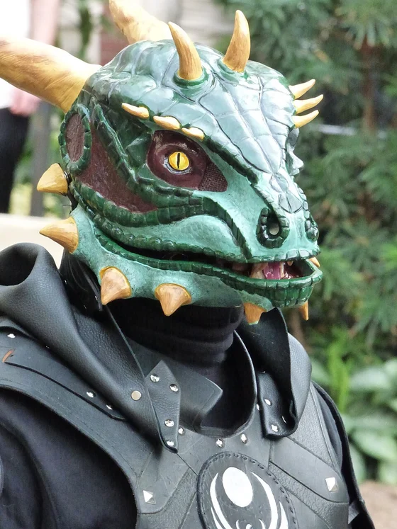 Argonian Nightingale cosplay at Katsucon 2016