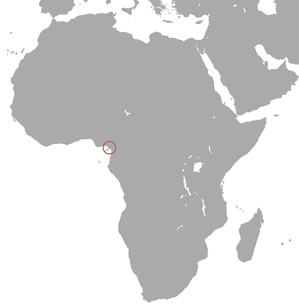 Crotaphatrema bornmuelleri Map