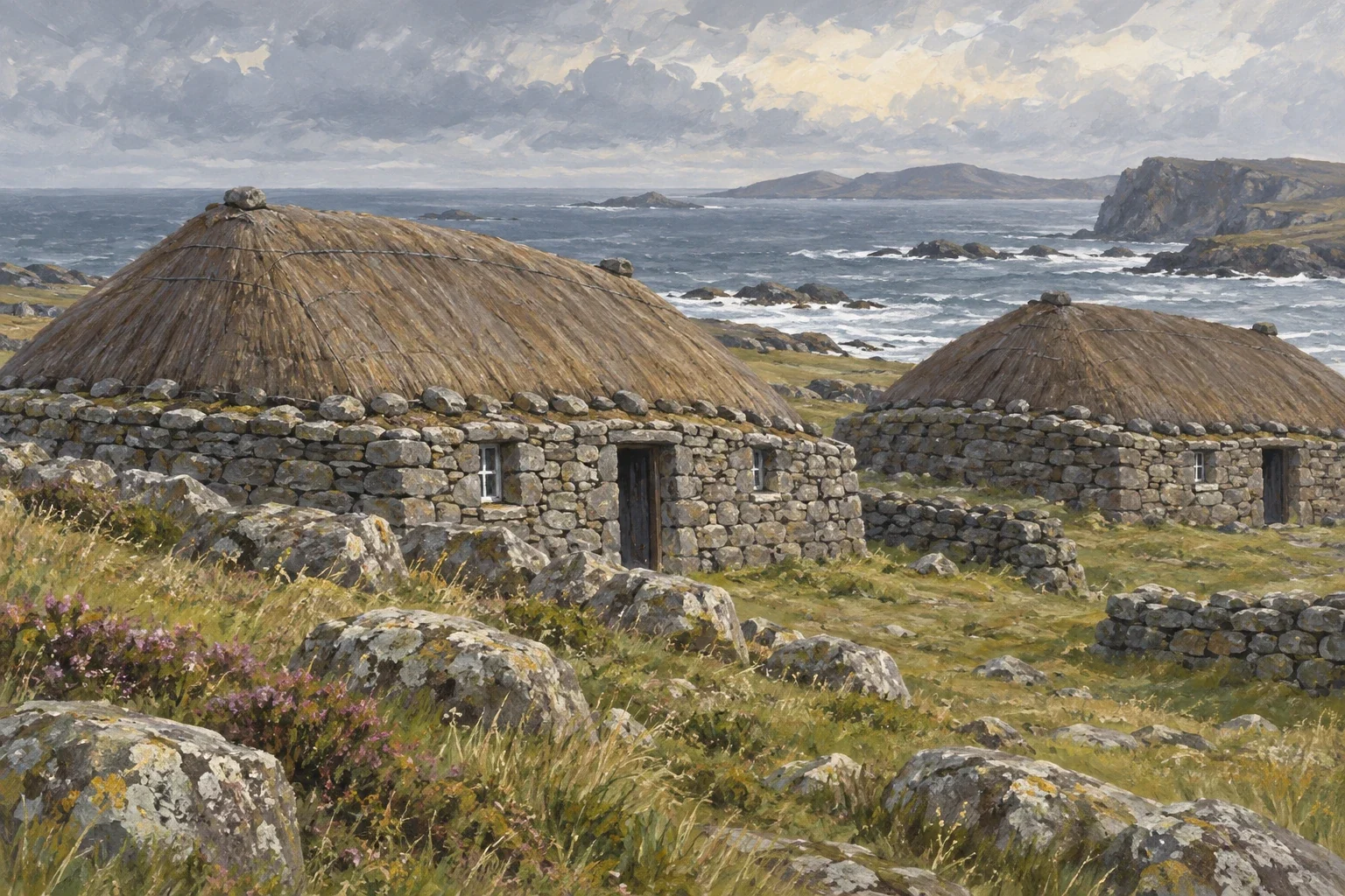 Scottish Gaelic language communities - AI-generated contextual illustration.