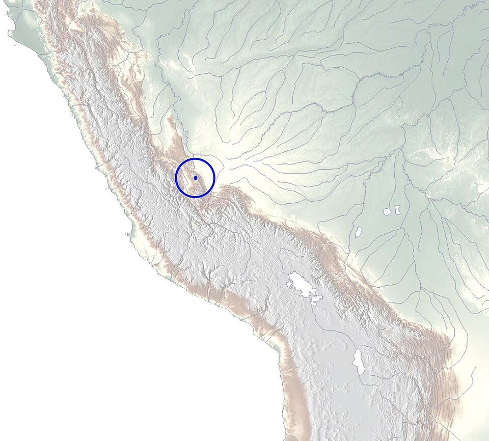 Cuscomys ashaninka Map