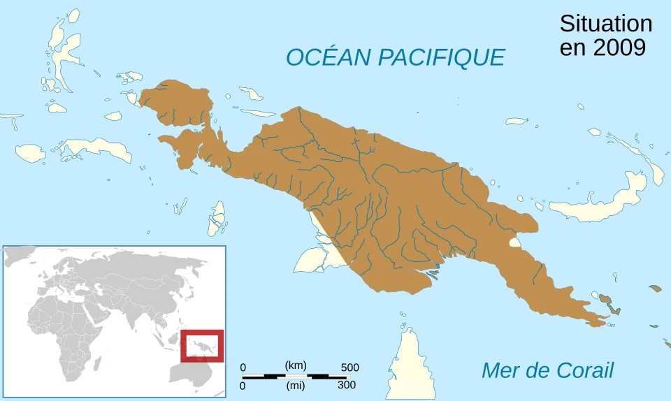 Aire de répartition de l'espèce d'amphibien Hylophorbus rufescens