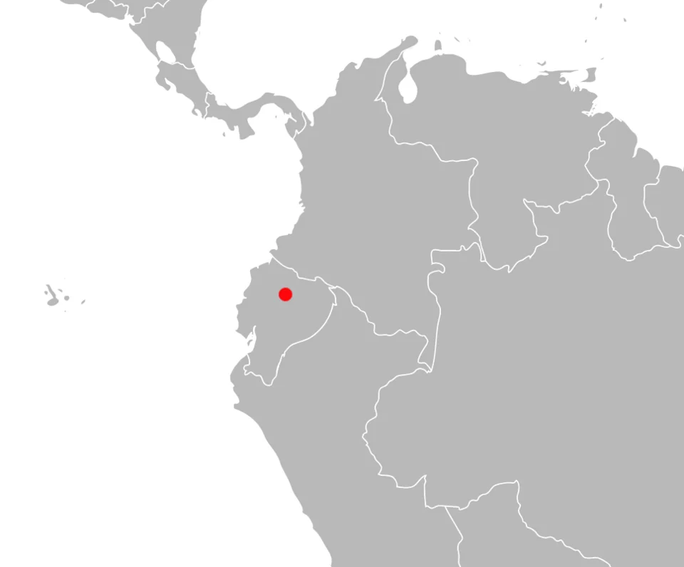 Only known collection site of the rodent Thomasomys ucucha.
