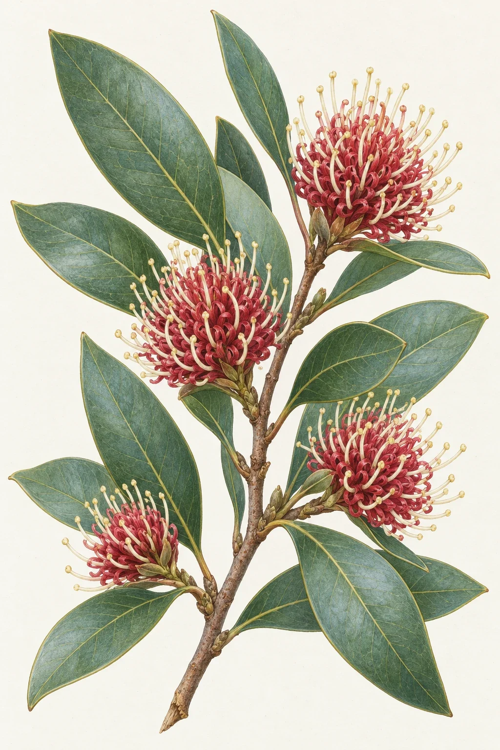 Pin-cushion hakea study