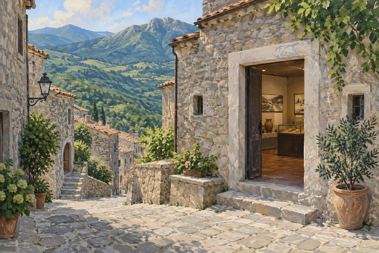Arbëreshë cultural communities - AI-generated contextual illustration.